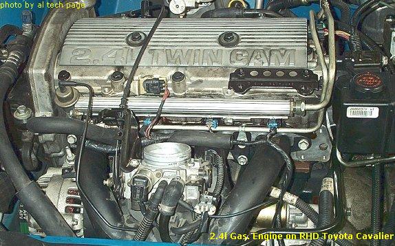 a 1999 Toyota Cavalier with 24 l Gasoline Engine LD9 from Toyota only 