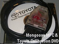 Mongoose MFC & Toyota Calibration DVD (00456-REPRG-001)