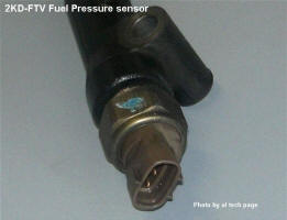 2KD-FTV Common Rail Toyota Fuel Pressure Sensor