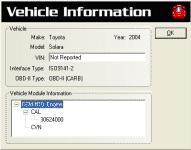 Calibration Identification above Solara (by AE)